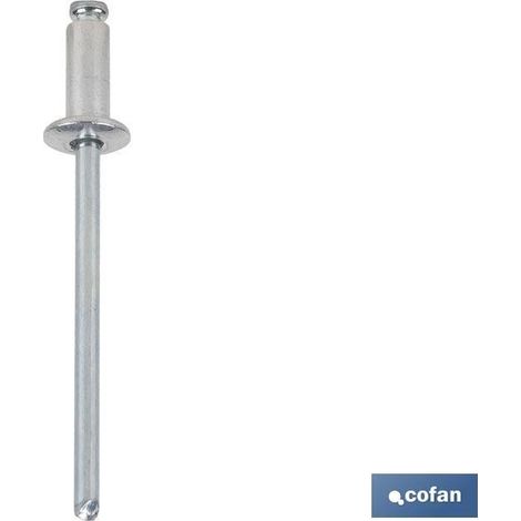 Pack mit 1000 Normalen Aluminium-Rivets 3.2 x 4 mm (1/4)