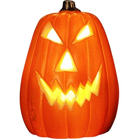 Citrouille Lumineuse,Lanterne LED Effrayante Pour Vacances Lumiere Creuse Decorative Pour Halloween Maison Interieur Chambre Salon Cuisine Salle De Bain Porche Jardin (1/5)