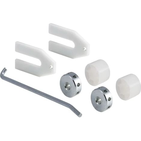 Geberit matériel de fixation pour WC suspendu, fixation latérale, et bidet suspendu, fixation latérale, 597360000