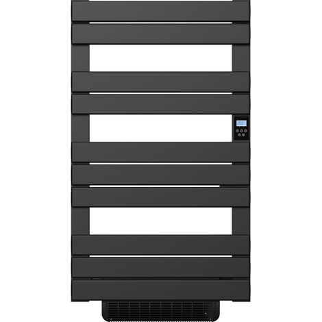 Secador de toallas eléctrico sin líquido con ventilador 500W+1000W Al.108,4xAn60cm Bestherm HANAE blanco