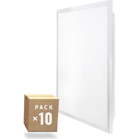 Pack 10 Panel LED 40W 4.400Lm 6000ºK 60x60Cm Enrejado UGR19 40.000H [HO-PG-600x600-40W-CW-PK10]