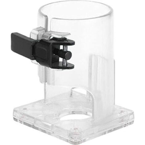 Wood Router - Clear Plastic Base - Protective Shield - Accessory Base (Quick Release) (1/3)