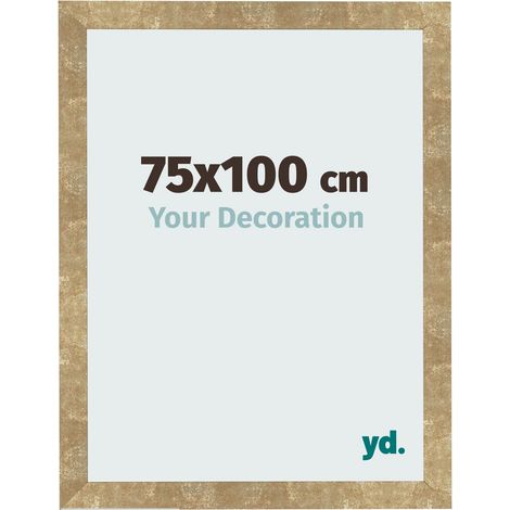 yd. - Cadre photo 75x100 - Or Antique - MDF - Bologna (1/5)