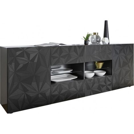 Buffet/bahut design laqué 241 cm Andreasse (1/5)