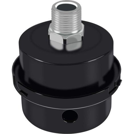 Air Compressor Silencer, Metal Silencer for Suction Filter, Air Compressor Filter Replacement Parts, Air Compressor Silencer Accessories (1/5)