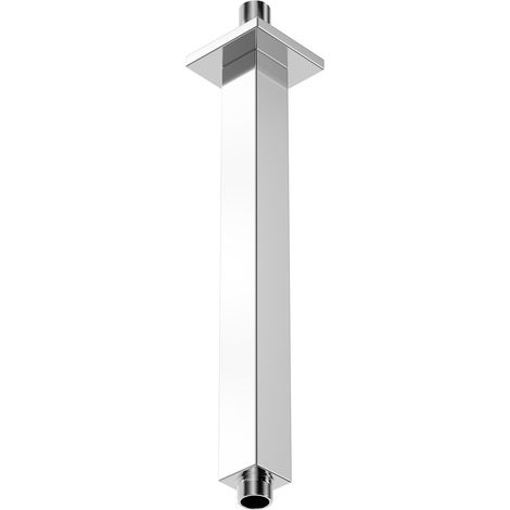 Cubix Polished Chrome 300mm Square Vertical Shower Arm (1/5)