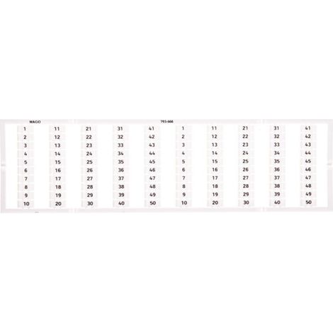 Marcatori WMB 2x 1-50 793-666 /5 pz./