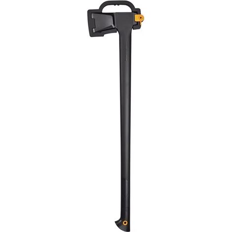 Fiskars – Fendeuse à bois manuelle ultra-tranchante pour bois dur – Poignée FiberComp™ – Équilibre parfait – 1052043