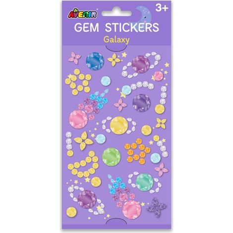 Pegatinas de gemas - Galaxia