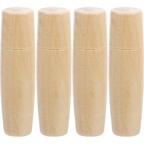 Replacement Wooden File Handle, Pack of 4, 8mm Interface (1/5)
