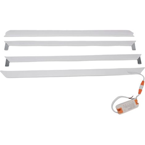 Plafonnier LED 48W Splicing - Lampadaire moderne modulable pour cuisine/salon/chambre - Assemblage PC/Aluminium 4 pièces 360g (1/5)