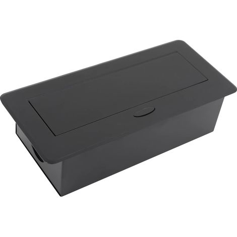 Multiprise Power, Design Encastré, Ports de Charge Multiples, noir (1/2)