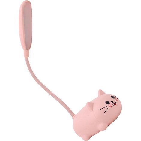 Tischleuchte – LED-Schreibtischlampe – Schreibtischlampe für Studenten – Nachttischlampe – Katzenmotiv – USB-aufladbar – 360° verstellbar – Sanftes Licht (1/5)