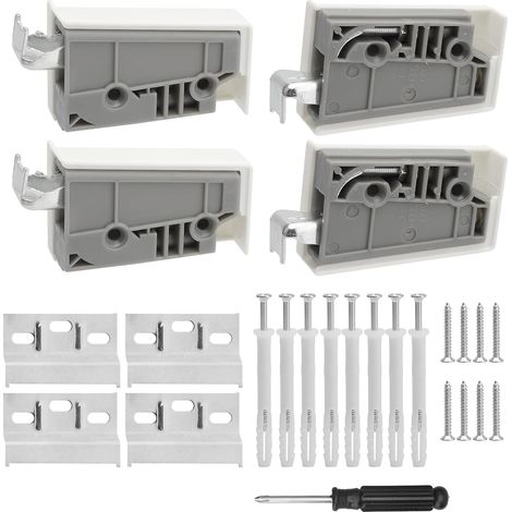 HENGBIRD Verstellbare Metall-Wandschrankhalterung – Hängeschrank-Montageset mit Hängeschiene und Schrauben, Tragkraft bis 140 kg, Hängeset für Küchen- und Badezimmerschränke (1/5)