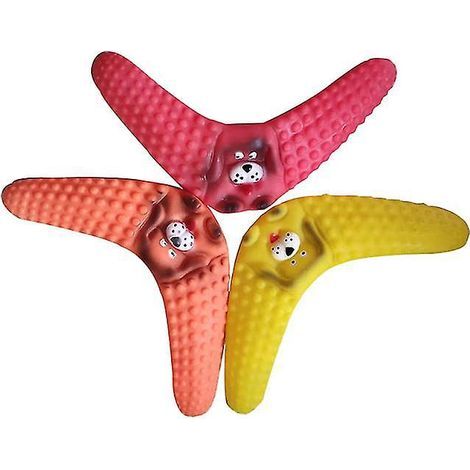 Lot de 3 jouets boomerang pour chiens (1/3)