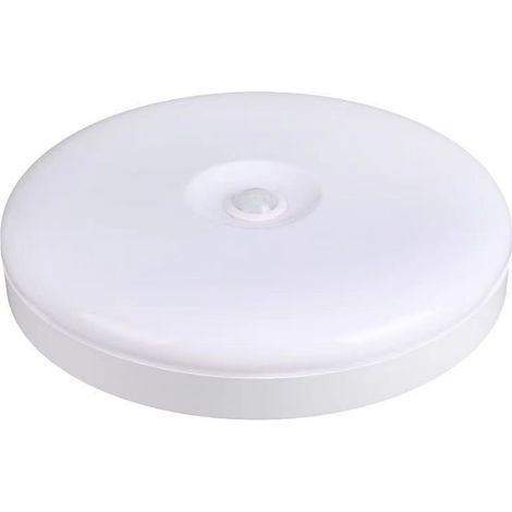 dirigéPlafonnier avec détecteur de présence, rond ultra-mince, diamètrevingt-deuxcentimètre (1/5)