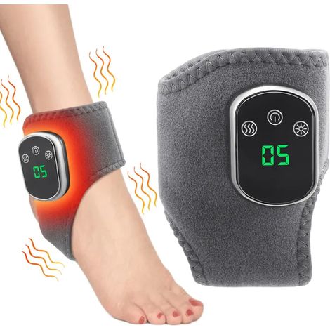 3 en 1 Masseur De Pieds Électrique,3 Modes Vibration Et 5 Niveaux De Chauffage,Favorise Circulation Sanguine Et Soulage Douleur (1/3)