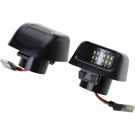 Éclairage de plaque d'immatriculation. feu arrière et feu de pédale à LED 3W 12V compatible avec Nissan Navara D40 Frontier Xterra Titan (2 unités)