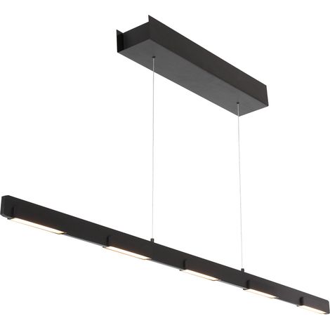 Steinhauer - lámpara colgante - Bloc - negro - vidrio metal - (1/3)