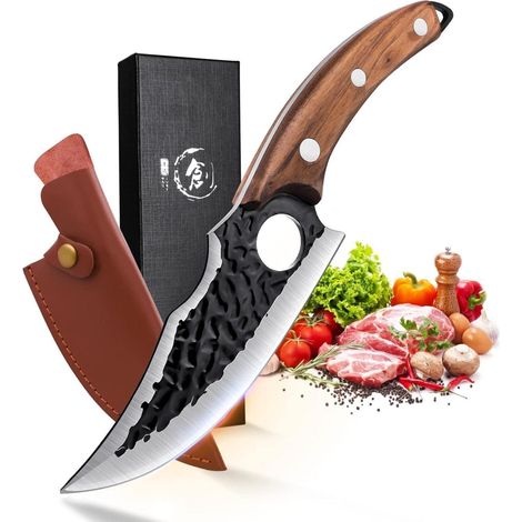 Kochmesser Profi Japanisch Handgeschmiedet Holzgriff 6.2 Inches