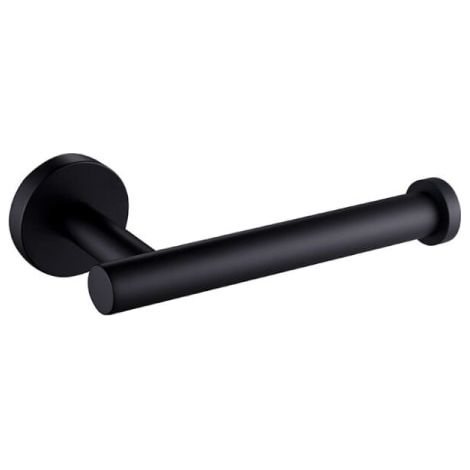 Porte-serviettes en papier mural, porte-rouleau WC en acier inoxydable SUS 304 noir (1/5)