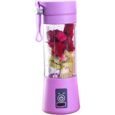 Tragbarer Mixer – ideal für Smoothies und Milchshakes – 380 ml Fassungsvermögen – für Sport und Küche – Paar