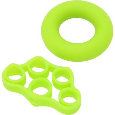 Anneau d'entraînement des doigts en silicone, très flexible, améliore la force de préhension des doigts, anneau d'entraînement de la force de préhension pour les seniors, écologique. (1/5)