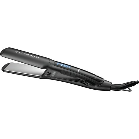 GA.MA X-wide Digital Titanio 4D Plancha de pelo Caliente Negro 40 W 2,5 m