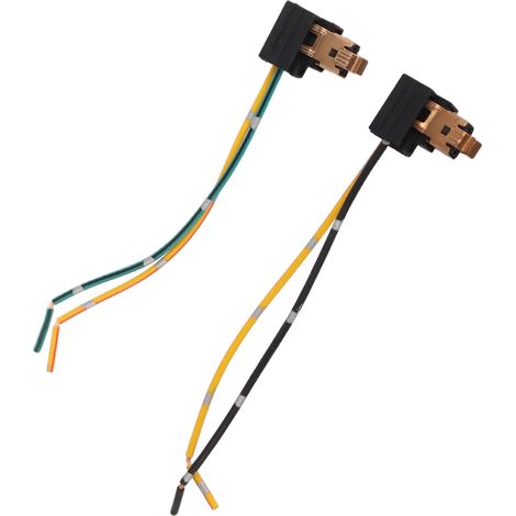 H1-Scheinwerferfassung mit Stecker und Kabel – 2-teiliges Set zum Austausch der Lampenfassung
