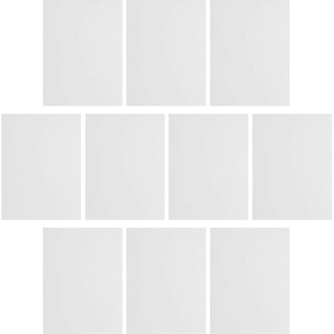Kit de réparation de trous pour bardage et clôture en PVC (10 feuilles) - Patchs adhésifs pour murs et murs (1/5)