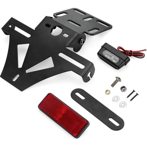 Bardusch-Support de Plaque d'immatriculation pour Moto - Angle Réglable - Compatible avec YZF R1 R3 R6 R15 R25 MT 07 Z800 CB650R (1/5)