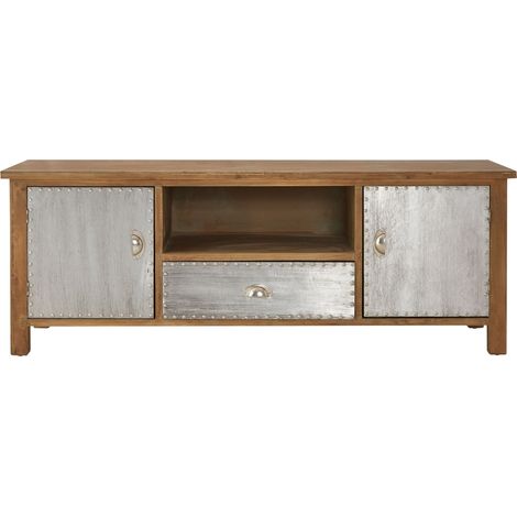 Interiors by Premier Loft Media Unit, Industrial Television Unit with Storage, Contemporary Media Unit, Media Unit with Storage (1/5)