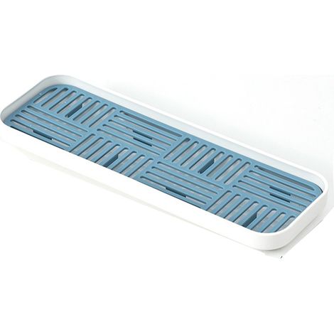 Plateau De Service - Antidérapant Avec Poignées - Pour Repas Au Lit Ou Sur Les Genoux - En Plastique Renforcé Avec Grille En Silicone - 1 Pièce (1/5)