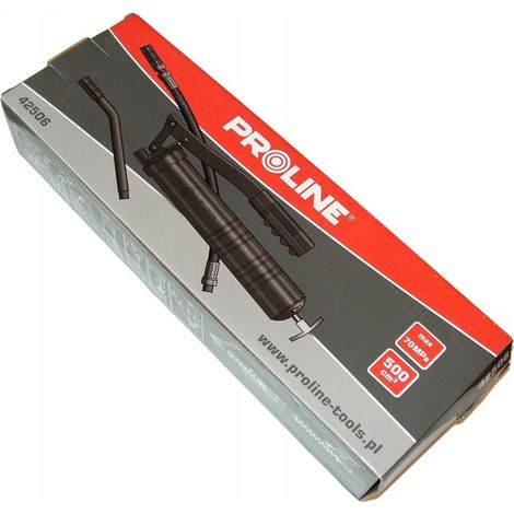 Ingrassatore manuale, ingrassatore + tubo e flessibile 300 mm, 70 MPa Proline 1 pz. (1/3)