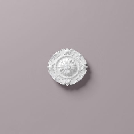 Rosetón NMC R6 ARSTYL Noel Marquet Elemento decorativo diseño atemporal clásico blanco diámetro 42 cm