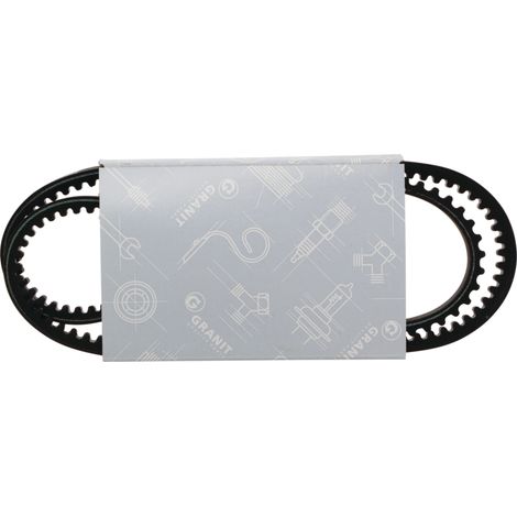 Courroie crantée en caoutchouc trapézoïdal, 10 x 1049 mm, largeur de travail 1087 mm, type XPZ GRANITE (1/2)