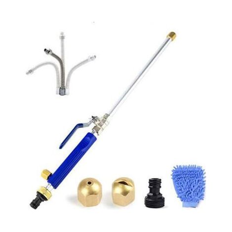 Elektrischer Hochdruckreiniger, Glasreiniger, ausziehbarer Wassersprüher für Haus, Garten, Auto, Wasserreinigung, elektrische Hydrojet-Waschdüse… (1/4)