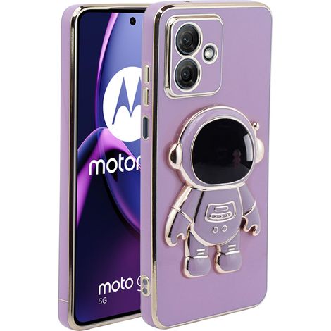 Funda para Motorola Moto G54 5G, Astronauta, color morado (1/5)