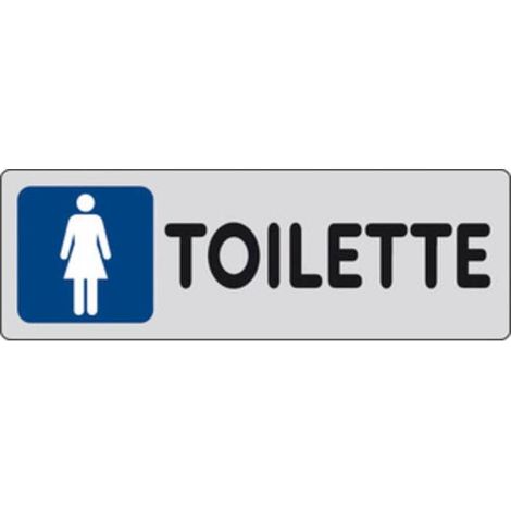 10 x ETICHETTA ADESIVA 150X50 TOILETTE (F)