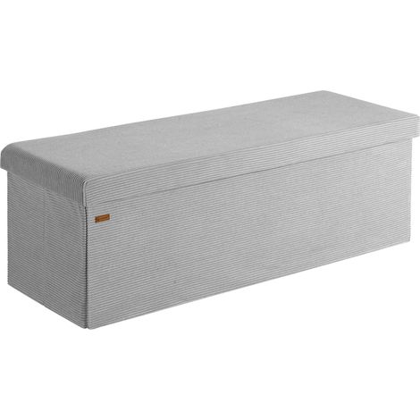 Banco cuerda gris 114x38x38cm MDF plegable