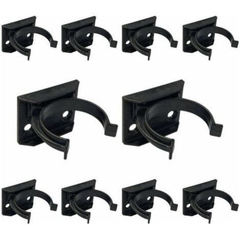 BUNTHAUS 10x Einschraubclips für Sockel, Möbel, Rohre, Beine, Küche, Bad, Basis (1/4)