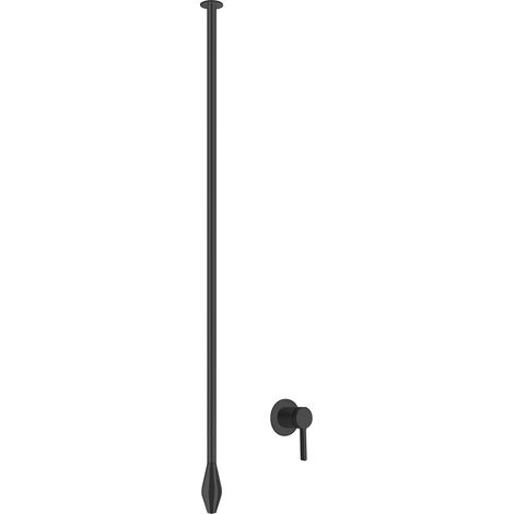 Bernstein – Waschtisch Deckenarmatur DROP 135 – Einhebelmischer – 135cm – Schwarz matt – Hochdruckarmatur – Für freistehende Waschbecken (1/5)