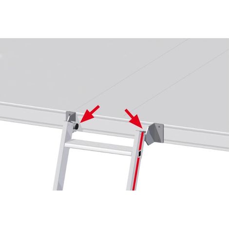 HYMER LEICHTMETALLBAU GMBH & CO - Kit de suspensions pour échelle avec crochets de suspension (1/2)