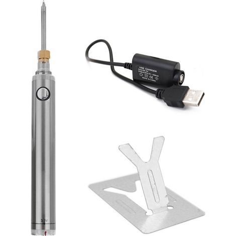 Fer à souder sans fil, mini fer à souder portable, outil de soudage avec batterie et interface USB.