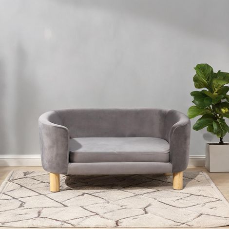Couchage pour chien gris Claro 86 x 55 x 33 cm (1/5)