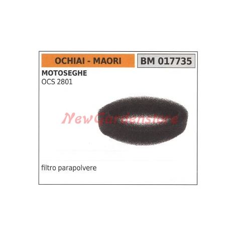Filtro aria parapolvere MAORI per motosega OCS 2801 017735