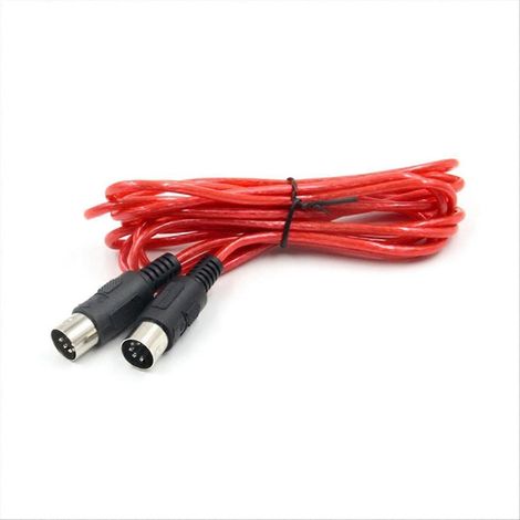 Câble MIDI 3m Mâle à Mâle, Rallonge 5 Broches pour Clavier, Synthétiseur et Interface Audio, Connectique Robust (1/5)