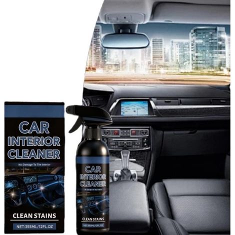 Nettoyant Voiture Interieur, Produit Nettoyage Voiture Interieur, Nettoyant Cuir Plastique pour Interieur de Voiture,Nettoie,protège (1/5)