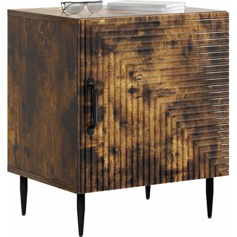 Maison Exclusive - Armadio da Notte Rovere Fumo 43 x 34,5 x 50 cm