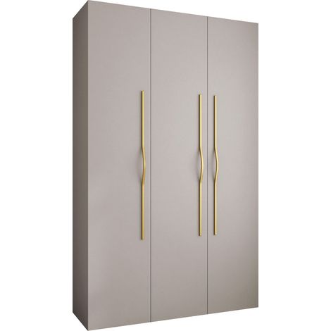 Armario Hartford 563, Cachemira, 246x150x52cm, Puertas de armario: Con bisagras, Número de estantes: 7 (1/5)